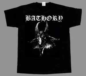 Bathory T-Shirt Metal T-Shirt Ziegenkopf Musik Tee Unisex T-Shirt - Bild 1 von 2