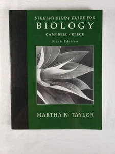 Student Study Guide for Biology Sixth Edition Softcover Book 1991 Taylor - Foto 1 di 15