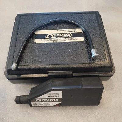 Omega - Model HHT91 - Electronic Stethoscope w/ case - Image 1 of 3