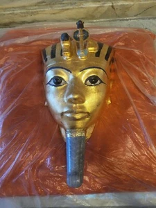 Pharao  handgefertigt Länge 35 Cm ..Breite 17cm..Höhe 16 cm Massiv aus Alabaster - Bild 1 von 10