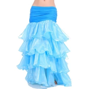 RÄUMUNGVERKAUF C245 Tanz Rock Bauchtanz Kostüm Rock Fishtail Optik Tribal Fusion - Picture 1 of 5