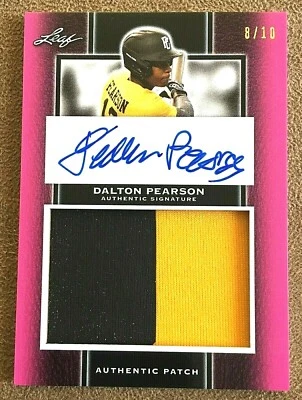 Dalton Pearson 2019 Leaf Perfect Game Showcase Patch Autograph Rookie #PADP2 /10 - Image 1 of 2
