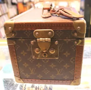 Vintage Louis Vuitton Monogram Boite Falcons Kosmetiktasche Kosmetiktasche - Bild 1 von 15