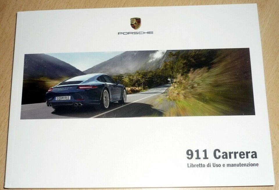 Porsche Carrera + 4S 911/991 ,libretto istruzioni ITA.Uso manutenzione.2012 - Immagine 1 di 1
