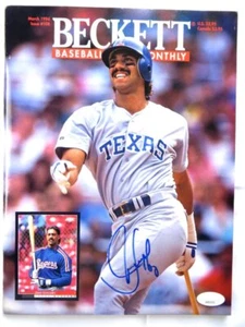 Juan Gonzalez Signed Autographed Magazine Beckett 1994 Texas Rangers JSA AH04553 - Picture 1 of 4