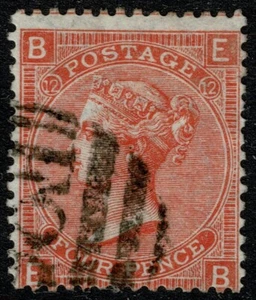 1865 GB Used Abroad MAYAGUEZ Porto Rico Part F85 4d Pl 12 EB SG94/Z38 FU - Picture 1 of 1