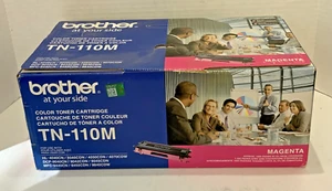 Genuine OEM Brother TN-110M Magenta Toner Cartridge - Picture 1 of 5
