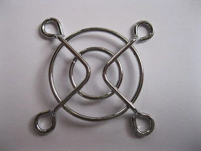 12 pcs DC Fan Grill Protector Finger Guard Silver Metal Used for 40x40mm Fan 4cm - Image 1 of 3