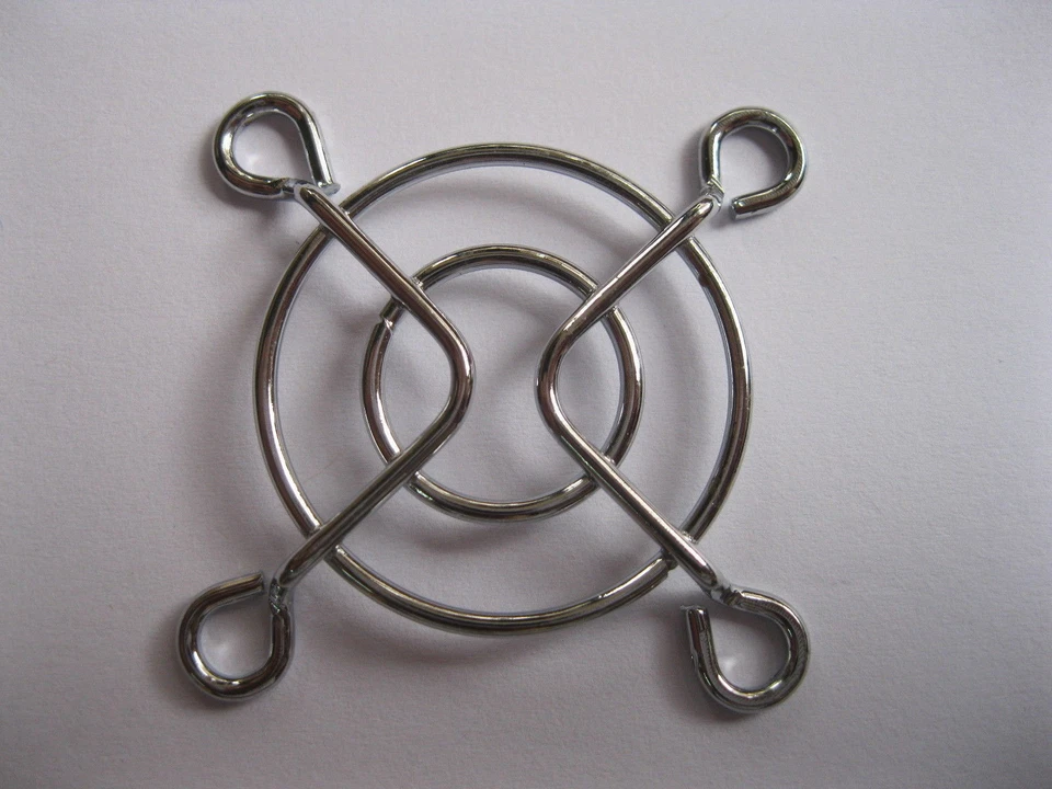 12 pcs DC Fan Grill Protector Finger Guard Silver Metal Used for 40x40mm Fan 4cm - Image 1 of 1