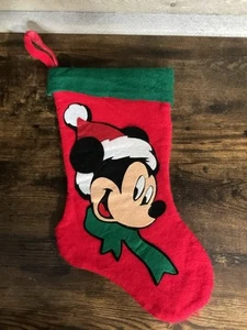 Calza natalizia vintage anni 90 Topolino Walt Disney illimitata - Foto 1 di 2