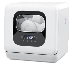 Countertop Dishwasher, 28 Pieces Dishes/Cycle, 6 Washing Programs&Hot Drying, Di - Picture 1 of 7