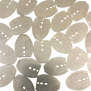 50pcs Stainless Steel Swim Jig Dancer Jig Chatter Chatta Bait Shakee Blades - Picture 1 of 1