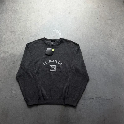 Suéter Tejido Vintage Marthie Francois Girbaud Para Hombre XXL París Gris Algodón Nuevo con Etiquetas Foto 1 de 4