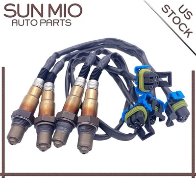 4Pcs Up&Downstream Oxygen Sensor For Buick Enclave Chevy Traverse 2009-2011 3.6L - Image 1 of 4