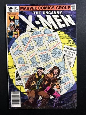 Uncanny X-Men #141 1980 Marvel Comics Bronze Age 1st Print Fine *A10 - Image 1 of 3
