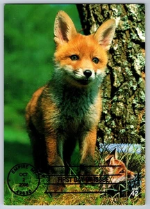 #4356b Great Lakes Dunes Red Fox FDC Maxi Card - Picture 1 of 2