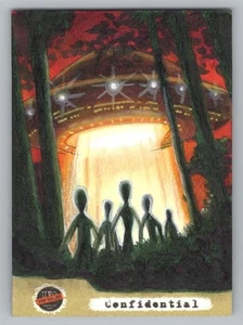 UFO: 2 Alien Archives. Stephane Leonardi Sketch Card. Long Dog Cards 2025 - Picture 1 of 2