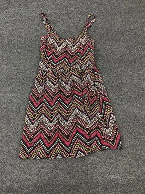 Mini Vestido de Autoestima Junior Grande Sin Mangas Azteca Elastizado Solero Foto 1 de 4