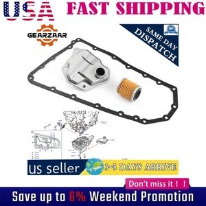 Auto Transmission Filter Oil Pan Gasket Kit For Nissan Rogue Altima Juke 2007-18 - Picture 1 of 16