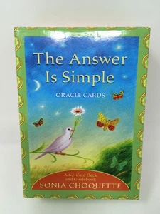 The Answer is Simple Oracle Cards and Guidebook - Sonia Choquette Nice Condition - Picture 1 of 3