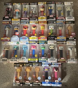 Funko POP! Pez Dispenser Lot - Disney, Marvel, DC , Star Wars - Lot of 29 - Picture 1 of 8