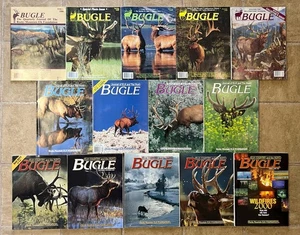 Lot of 14 Vintage BUGLE Magazine Rocky Mountain Elk Foundation Issues 1986-2001 - Picture 1 of 8