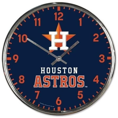 Houston Astros Chrome Clock - MLB - Image 1 of 2