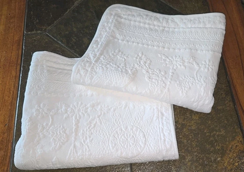 2 fundas estándar históricas Charleston Foundation matelassé 100 % algodón victoriano  Foto 1 de 4