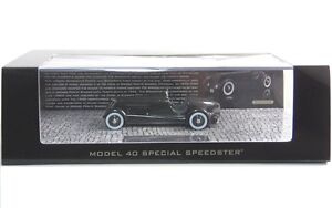 Edsel Ford's Modèle 40 Speedster Early Version (Noir) 1934