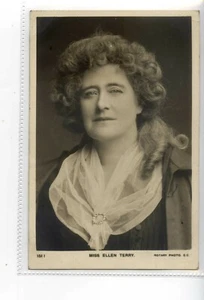 (KJG6873) REAL PHOTO,ACTRESSES,MISS ELLEN TERRY,1906 - Picture 1 of 2
