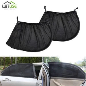 2Pcs Shield For Truck SUV Mesh Sun Visor Sunshade Cover Car Rear Window - Picture 1 of 9