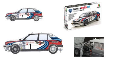 KIT MODELLINO AUTO STATICO ITALERI LANCIA DELTA HF 16V MONTECARLO 1990 1/12 - Immagine 1 di 4