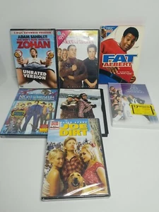 DVDS Movies Comedy, Adventure lot of 7 movies, Zohan, Joe Dirt, Fat Albert.. - Picture 1 of 5
