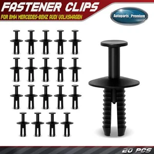 20Pcs 6.3mm Nylon Bumper Grille Scuff Plate & Trim Retainer Clips Push for BMW - Picture 1 of 10