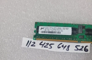 1GB DDR2-533MHz PC2-4200 ECC Registered CL4 240-Pin DIMM 1.8V Single Rank Memory - Picture 1 of 1
