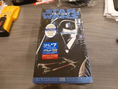 Brand New Factory Sealed Star Wars Trilogy THX Mastered VHS Set 1995 - Image 1 of 4