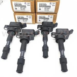 4X GENUINE Ignition Coil for Hyundai Sonata Elantra Kona Forte Kia Forte Optima - Picture 1 of 8