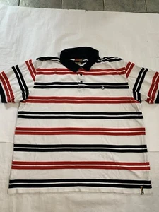 SouthPole Camicia Uomo 6XL Collezione Autentica Polo Rosso Bianco Nero Righe - Foto 1 di 7