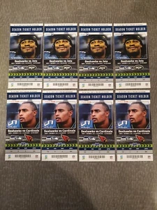 (8) 2012 Seattle Seahawks Full Unused Tickets New York Jets Arizona Cardinals - Picture 1 of 1