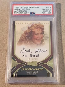2022 CZX Middle Earth Sarah McLeod Autograph SLR PSA 10 - Picture 1 of 2