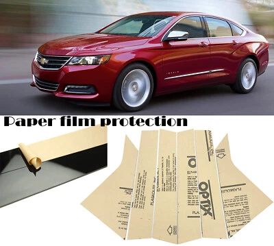 Cubierta de poste de pilar para moldura de puerta negra brillante de acrílico de 6 piezas para Chevy Impala 14-19 Foto 1 de 3