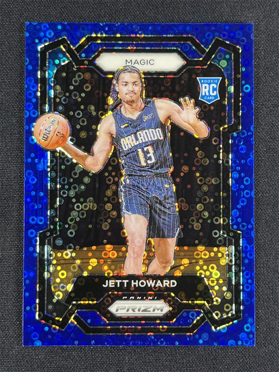 2023-24 Panini Prizm Fast Break Jett Howard #132 Blue Disco Prizm Rookie RC /150
