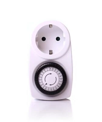 Zeitschaltuhr 24 Stunden Zeitschaltung Schaltuhr 230V 3500W Schalter Timer - Bild 1 von 3