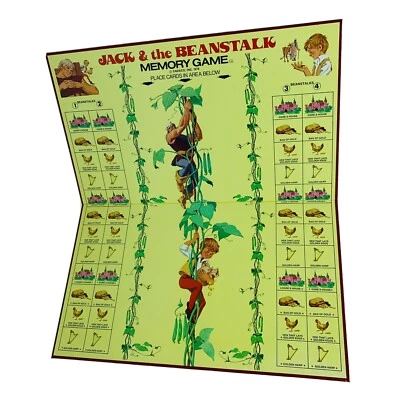 1976 Jack & The Beanstalk Game Cadaco Replacement Game Board - Image 1 of 4