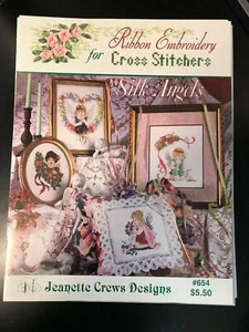 Cross Stitch Pattern Booklet: Ribbon Embroidery for XStitch SILK ANGELS (J. Crew - Picture 1 of 1