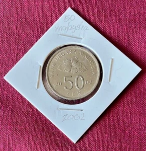 Malaysia 2002 50 Sen Coin Bank of Negara As Pictured - Picture 1 of 2