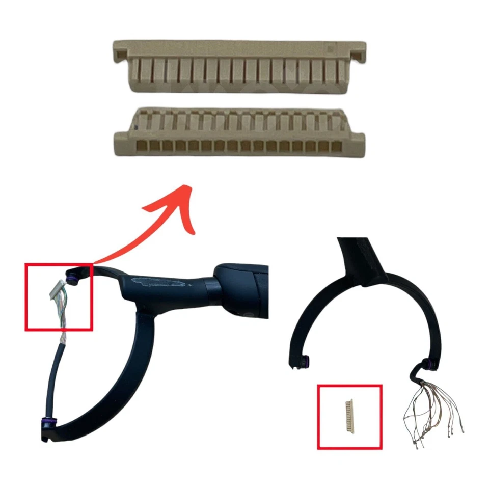 Sony Headphones WH-1000XM5 XM5 Headband 16-Pin Plastic Main Wire Connector Parts