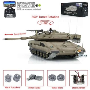 1/16 HengLong RC Infrared Battle Tank BB IR 3958 IDF Merkava MK IV FPV 360Turret - Picture 1 of 24
