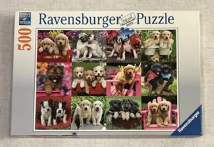 Ravensburger Welpen Freunde Puzzle 500 Stck. Offene Box Versiegelt Puzzle Stück Tasche - Bild 1 von 5