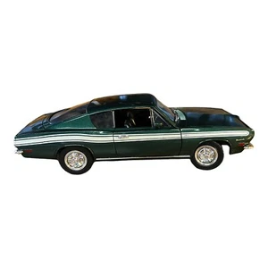 Road Legends 1969 Plymouth Barracuda Diecast 1:18 Scale Green - Picture 1 of 12